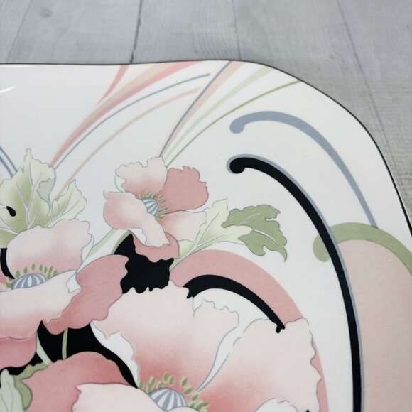 Sango Quadrille ANASTASIA  Andre Richard Floral Oriental Dinner Plates Set of 4 - Picture 14 of 16